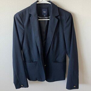 Gap Wool-Blend Navy Blazer